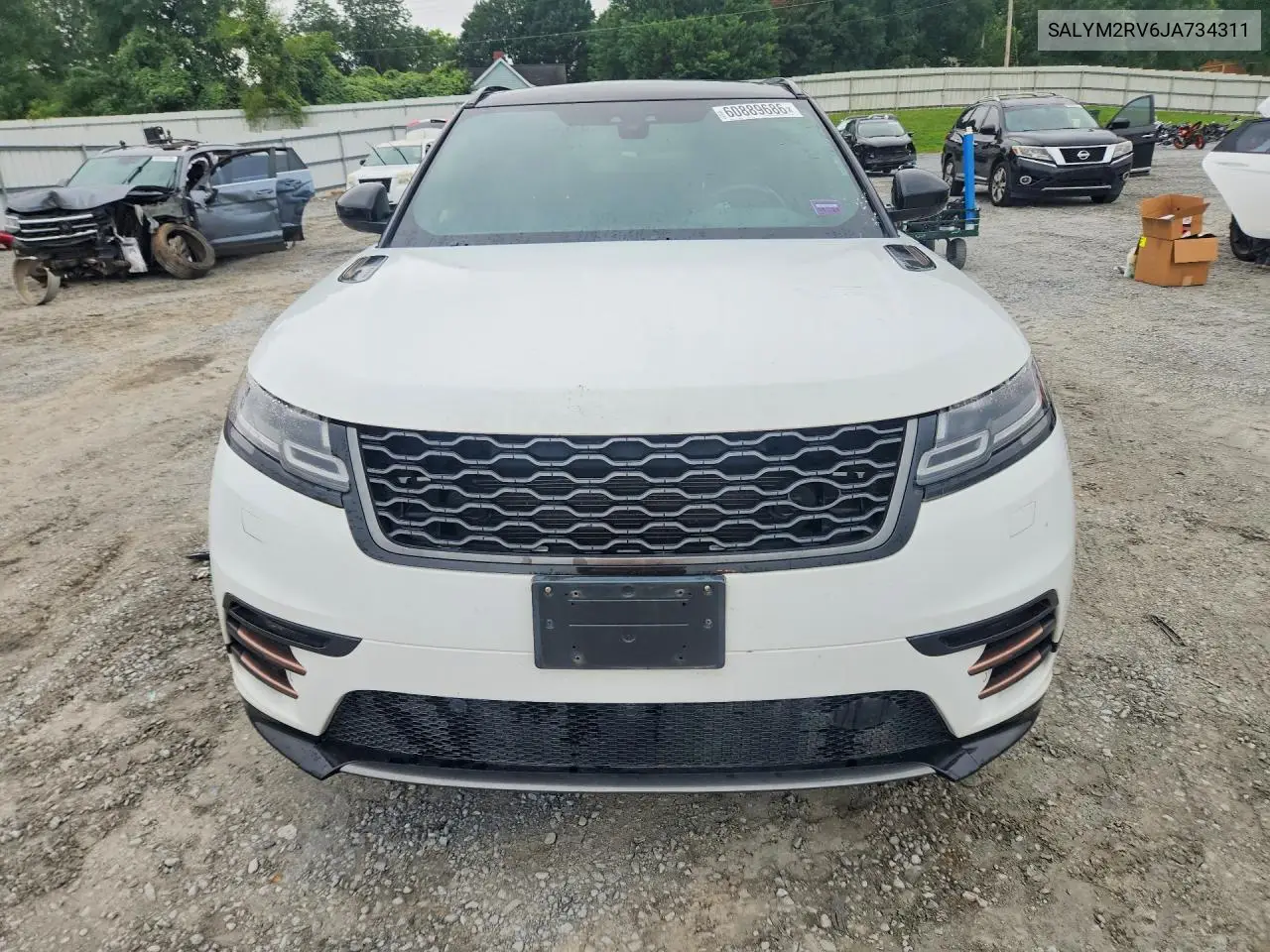 2018 Land Rover Range Rover Velar R-Dynamic Hse VIN: SALYM2RV6JA734311 Lot: 60889686