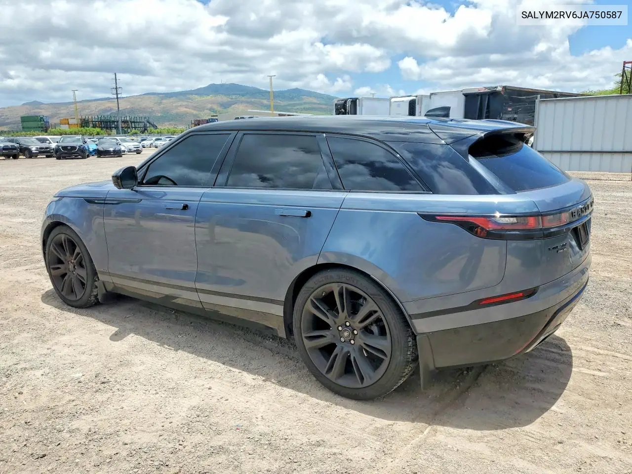 2018 Land Rover Range Rover Velar R-Dynamic Hse VIN: SALYM2RV6JA750587 Lot: 61056676