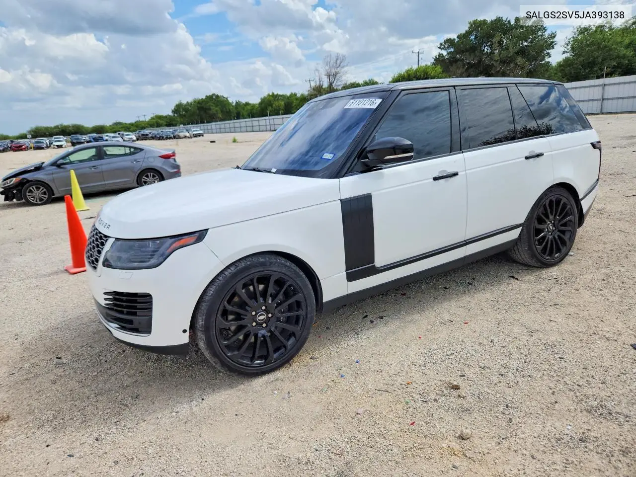 2018 Land Rover Range Rover Hse VIN: SALGS2SV5JA393138 Lot: 61101216