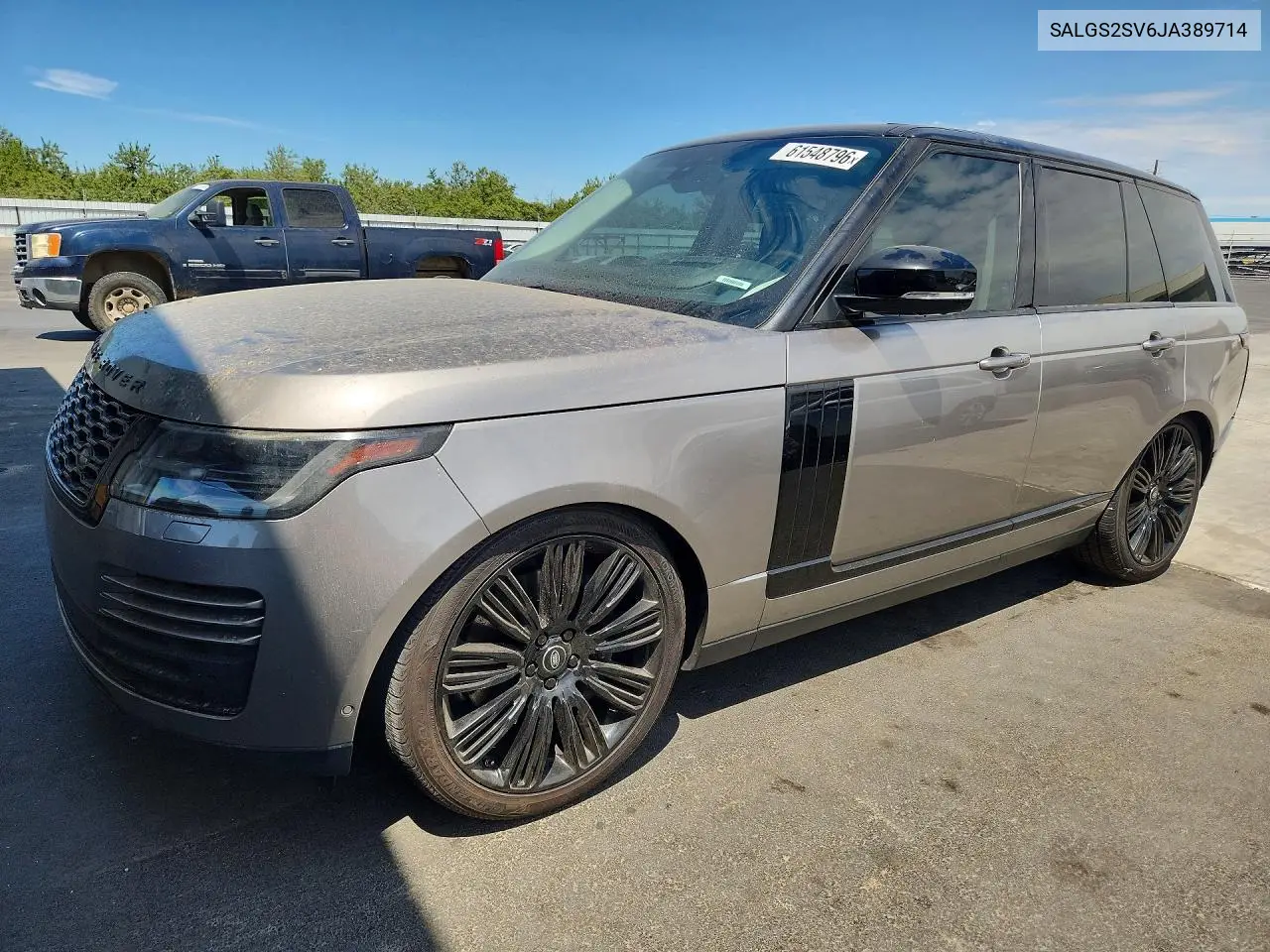 2018 Land Rover Range Rover Hse VIN: SALGS2SV6JA389714 Lot: 61548796