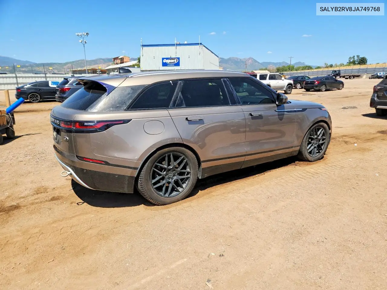 2018 Land Rover Range Rover Velar S VIN: SALYB2RV8JA749768 Lot: 62064646