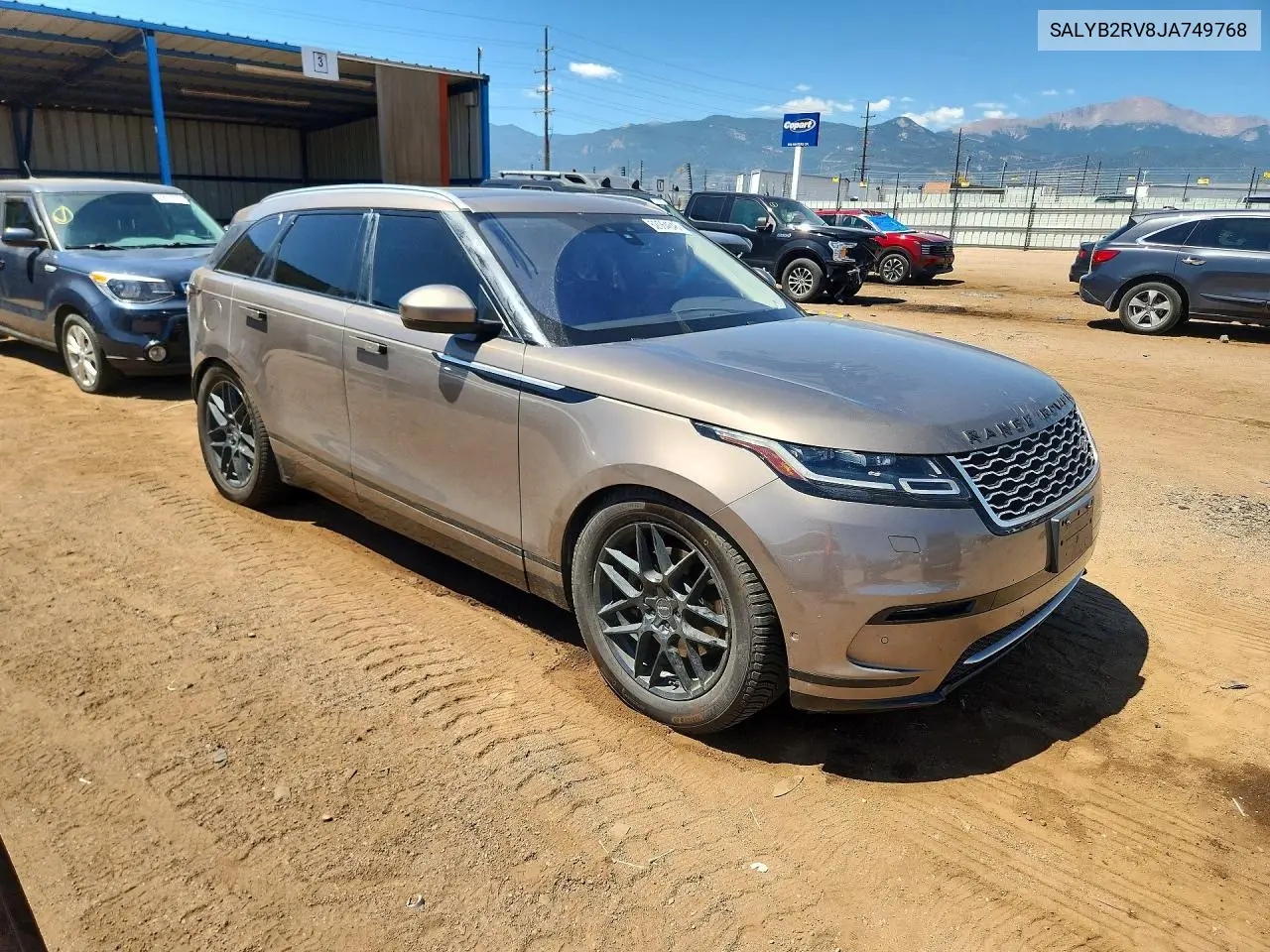 2018 Land Rover Range Rover Velar S VIN: SALYB2RV8JA749768 Lot: 62064646