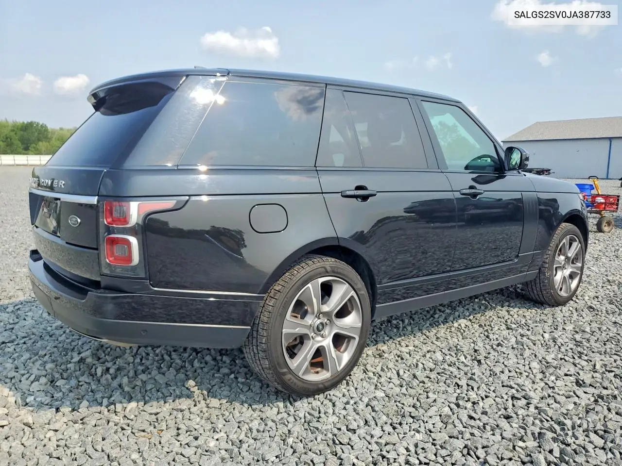 2018 Land Rover Range Rover Hse VIN: SALGS2SV0JA387733 Lot: 62251916