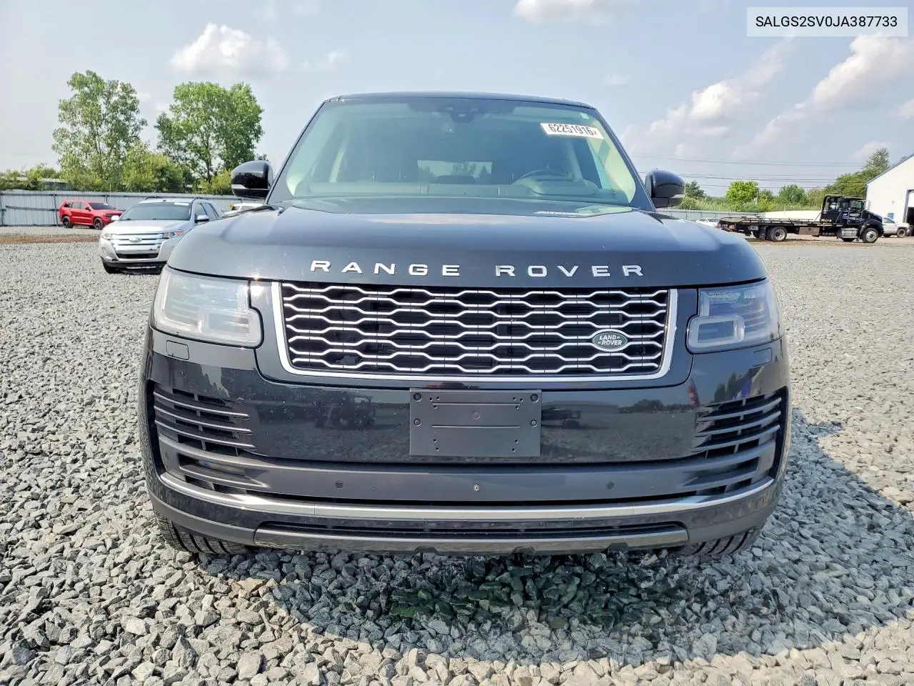 2018 Land Rover Range Rover Hse VIN: SALGS2SV0JA387733 Lot: 62251916