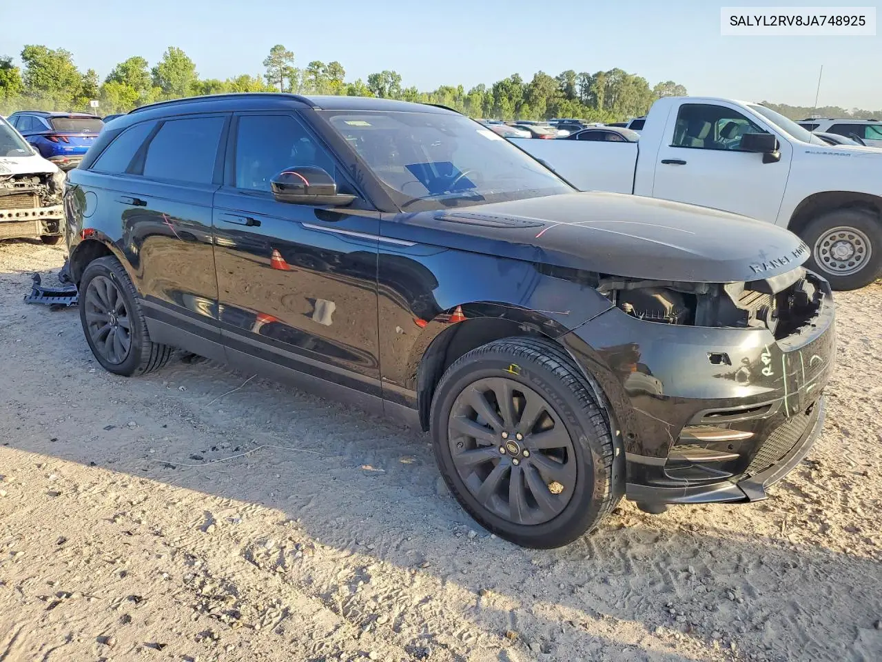 2018 Land Rover Range Rover Velar R-Dynamic Se VIN: SALYL2RV8JA748925 Lot: 79136255