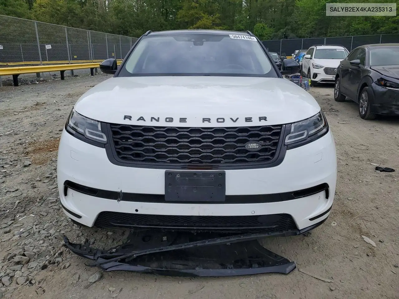 2019 Land Rover Range Rover Velar S VIN: SALYB2EX4KA235313 Lot: 50474146