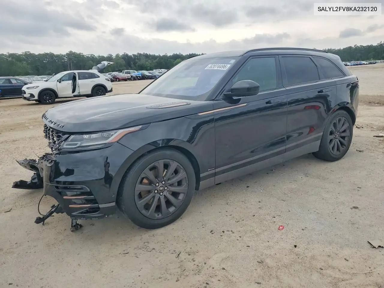2019 Land Rover Range Rover Velar R-Dynamic Se VIN: SALYL2FV8KA232120 Lot: 52074496