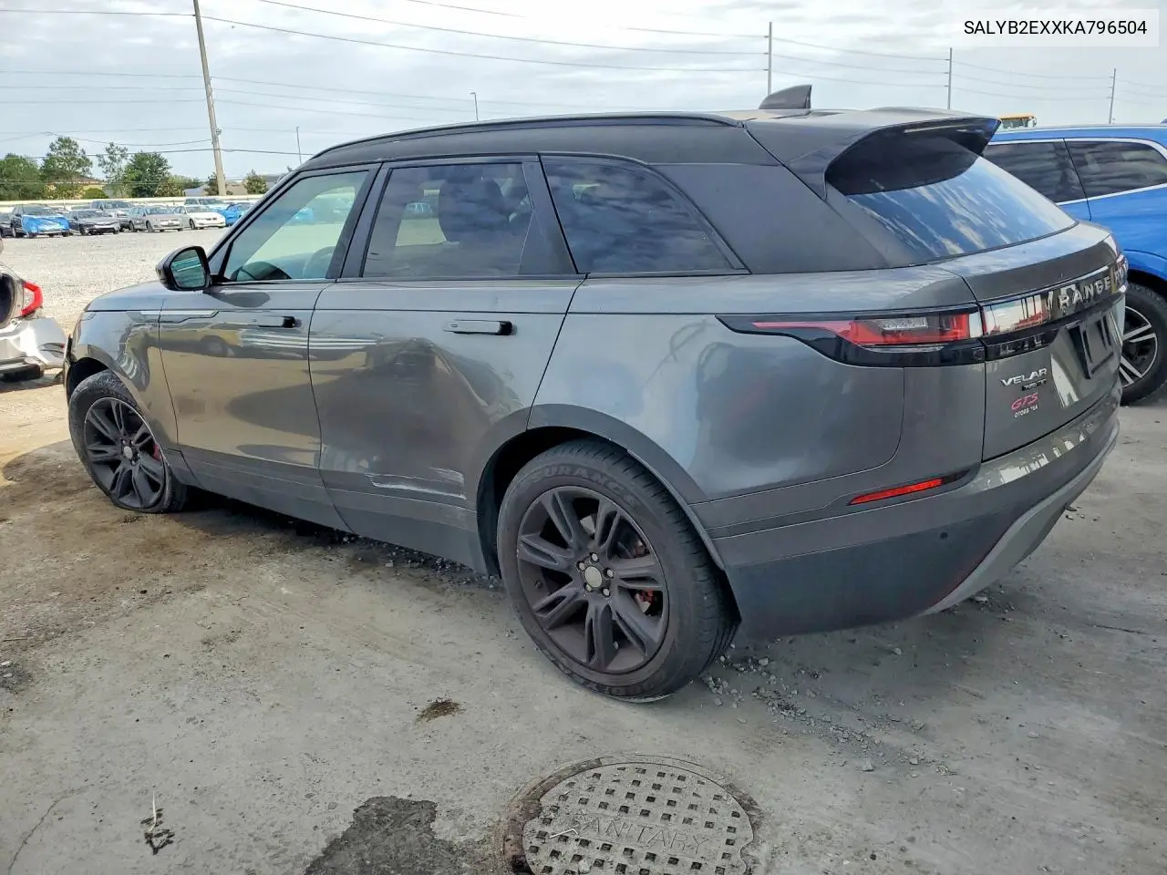 2019 Land Rover Range Rover Velar S VIN: SALYB2EXXKA796504 Lot: 52928646