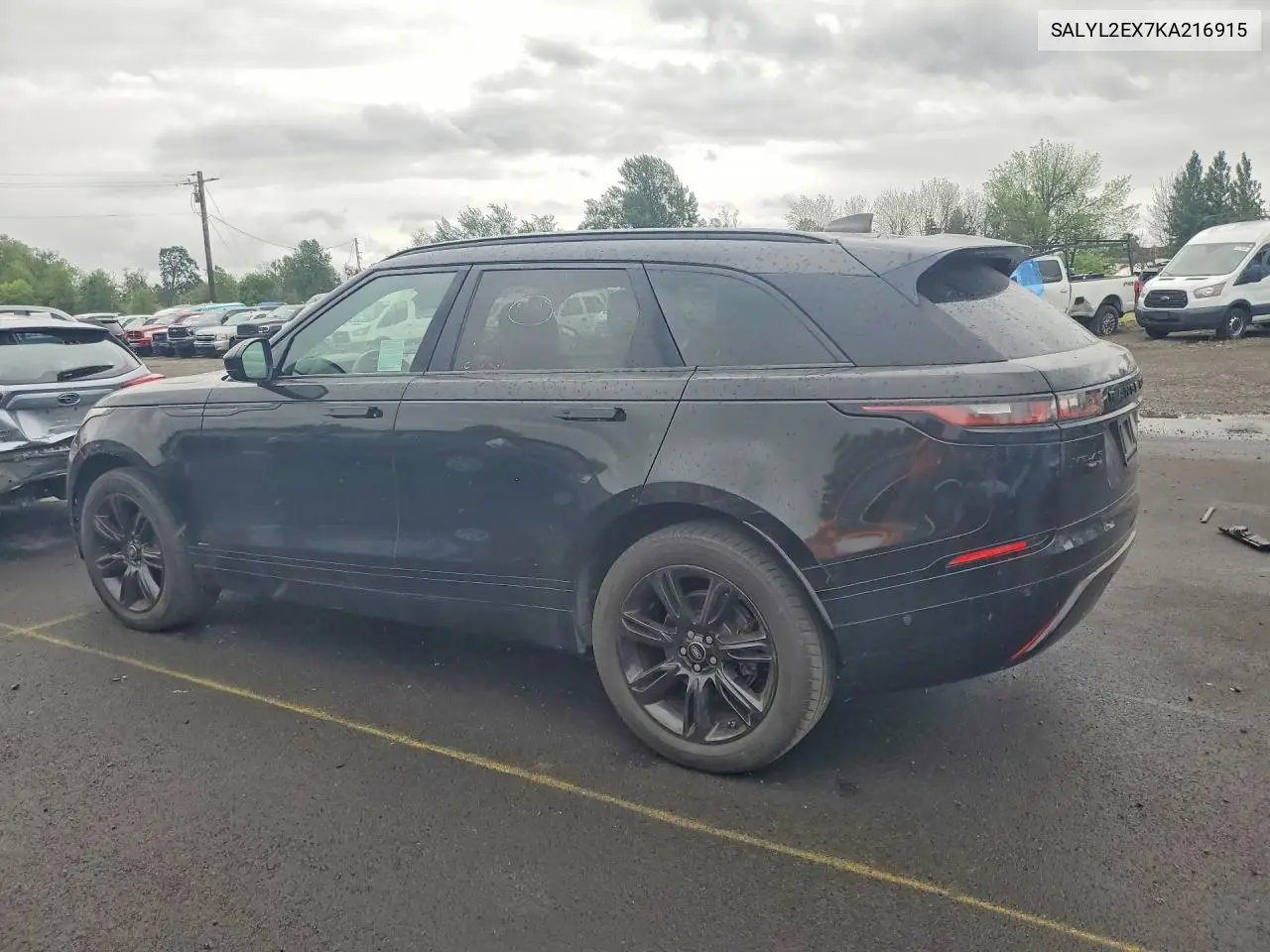 2019 Land Rover Range Rover Velar R-Dynamic Se VIN: SALYL2EX7KA216915 Lot: 53270456