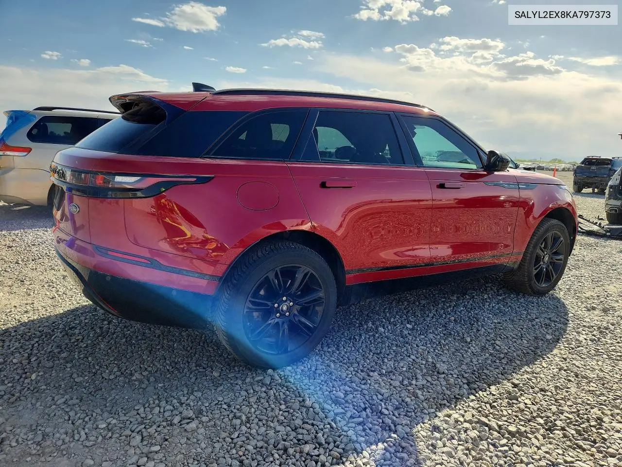 2019 Land Rover Range Rover Velar R-Dynamic Se VIN: SALYL2EX8KA797373 Lot: 54249846