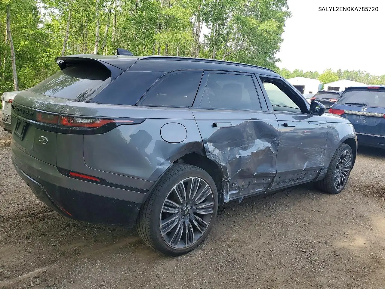 2019 Land Rover Range Rover Velar R-Dynamic Se VIN: SALYL2EN0KA785720 Lot: 54621966