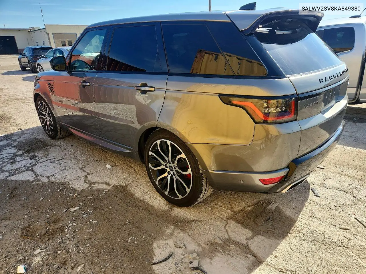 2019 Land Rover Range Rover Sport Hse Dynamic VIN: SALWV2SV8KA849380 Lot: 55327226