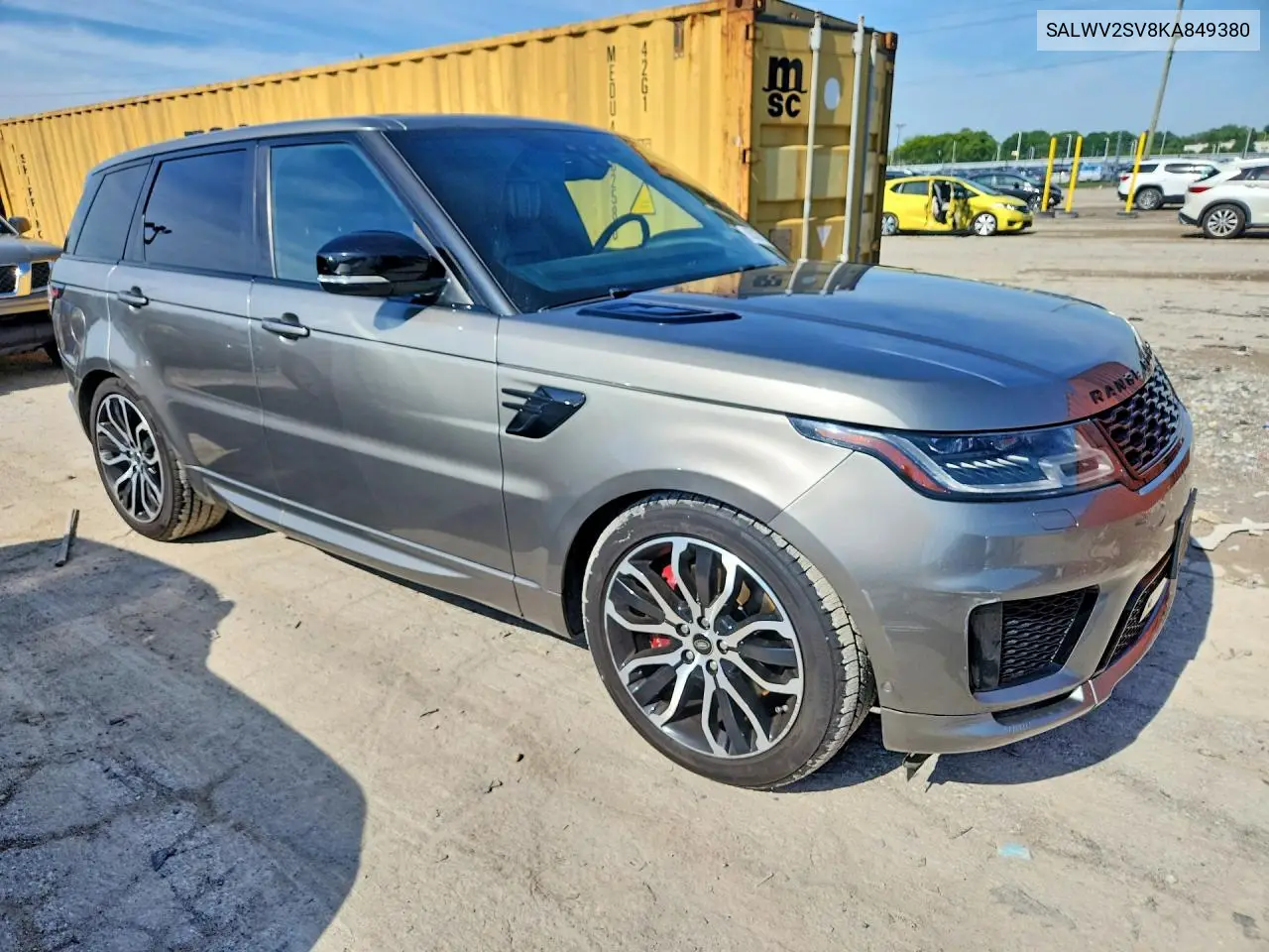 2019 Land Rover Range Rover Sport Hse Dynamic VIN: SALWV2SV8KA849380 Lot: 55327226