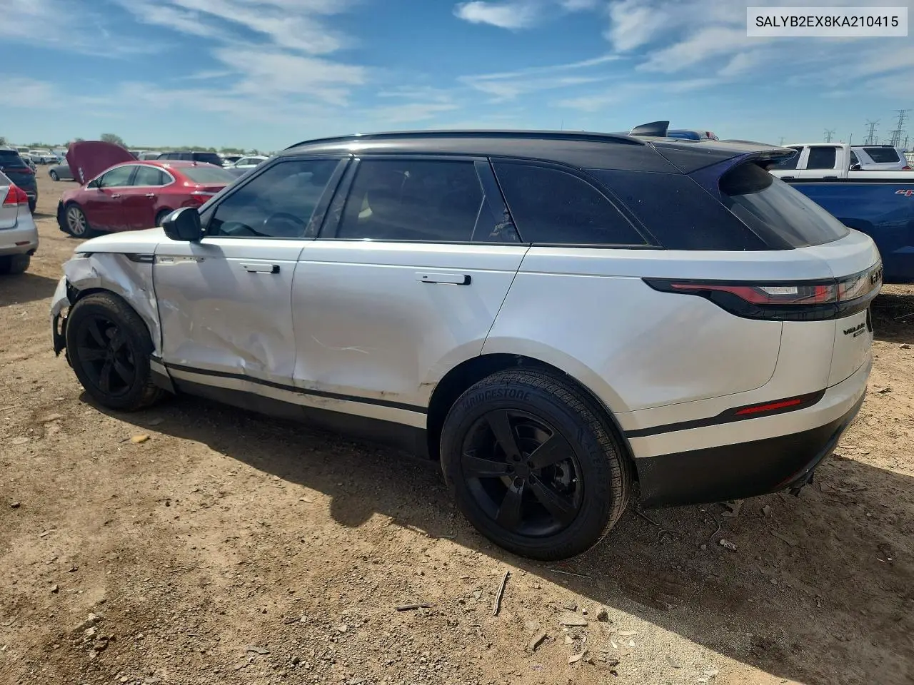 2019 Land Rover Range Rover Velar S VIN: SALYB2EX8KA210415 Lot: 55840036