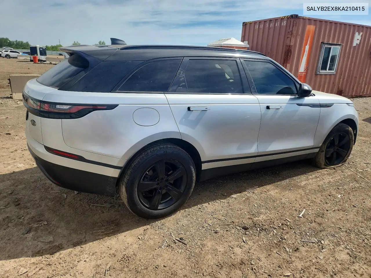 2019 Land Rover Range Rover Velar S VIN: SALYB2EX8KA210415 Lot: 55840036