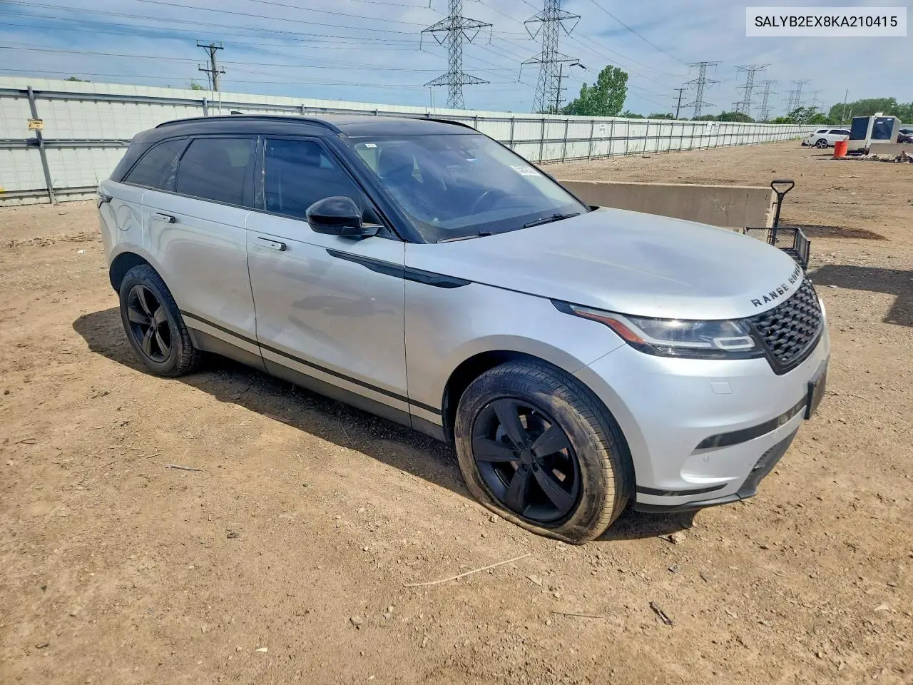 2019 Land Rover Range Rover Velar S VIN: SALYB2EX8KA210415 Lot: 55840036