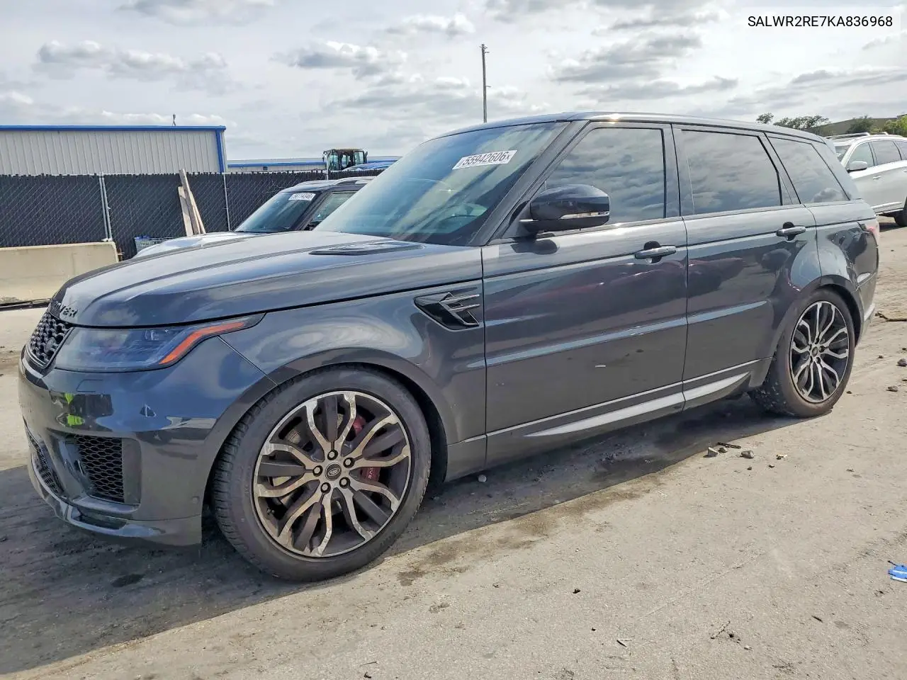 2019 Land Rover Range Rover Sport Supercharged Dynamic VIN: SALWR2RE7KA836968 Lot: 55942606