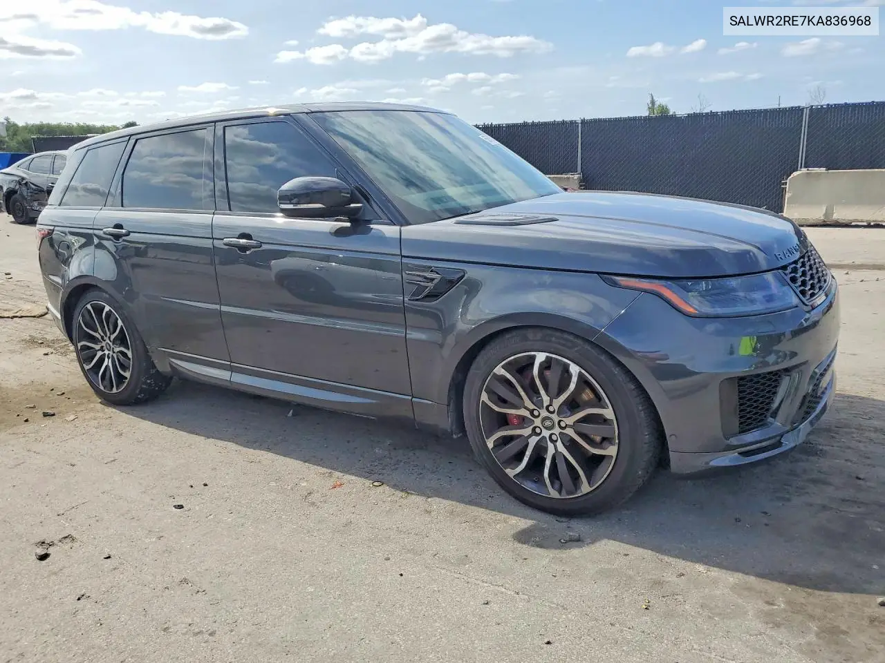2019 Land Rover Range Rover Sport Supercharged Dynamic VIN: SALWR2RE7KA836968 Lot: 55942606
