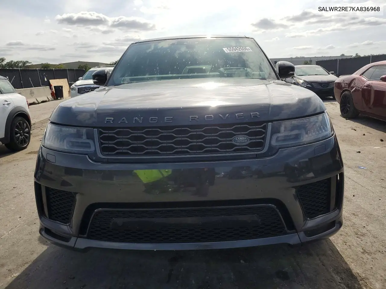 2019 Land Rover Range Rover Sport Supercharged Dynamic VIN: SALWR2RE7KA836968 Lot: 55942606