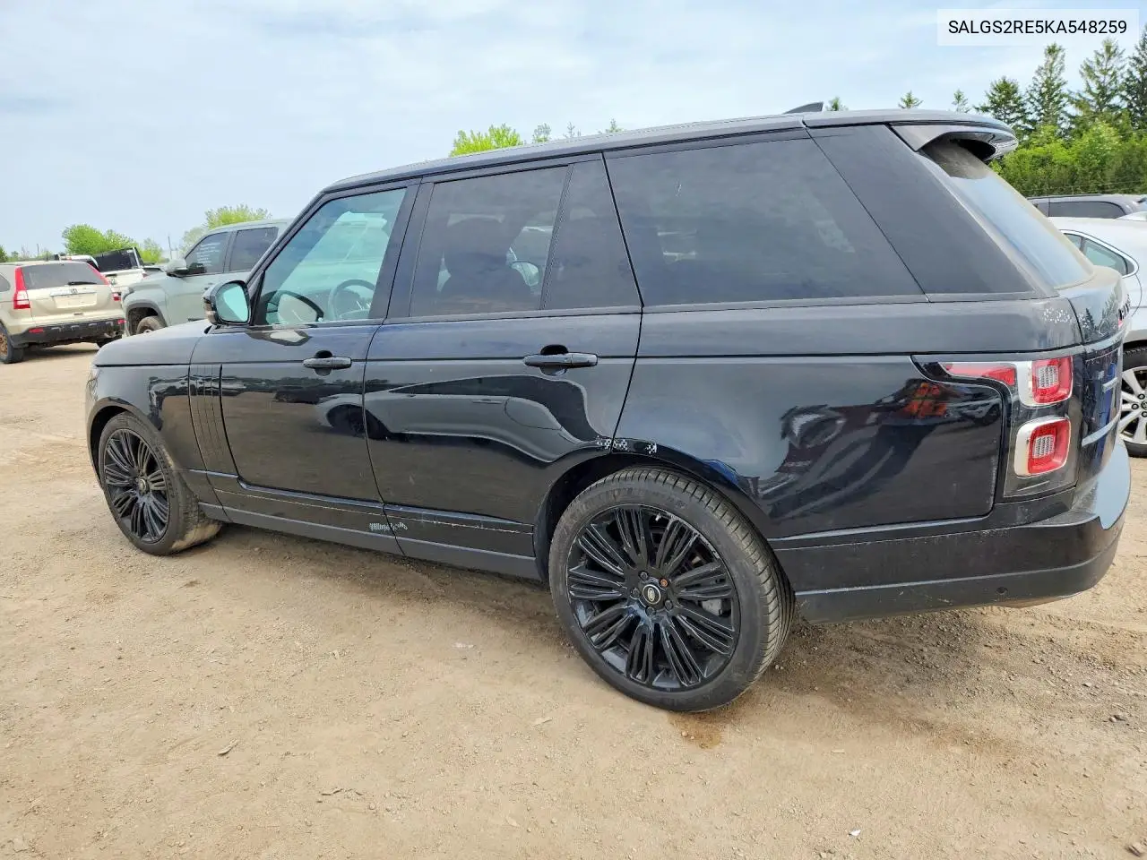 2019 Land Rover Range Rover Supercharged VIN: SALGS2RE5KA548259 Lot: 56134126