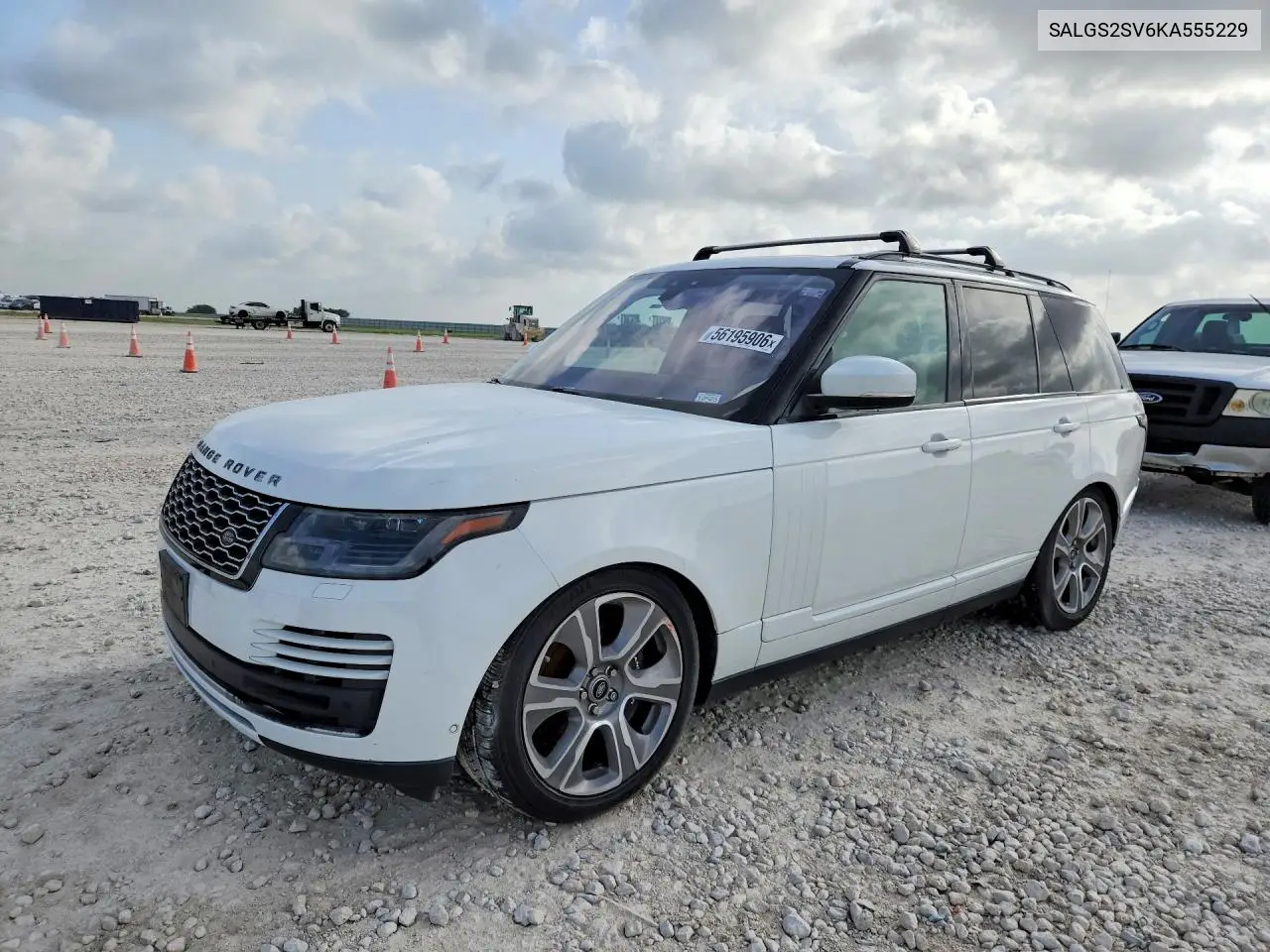 2019 Land Rover Range Rover Hse VIN: SALGS2SV6KA555229 Lot: 56195906