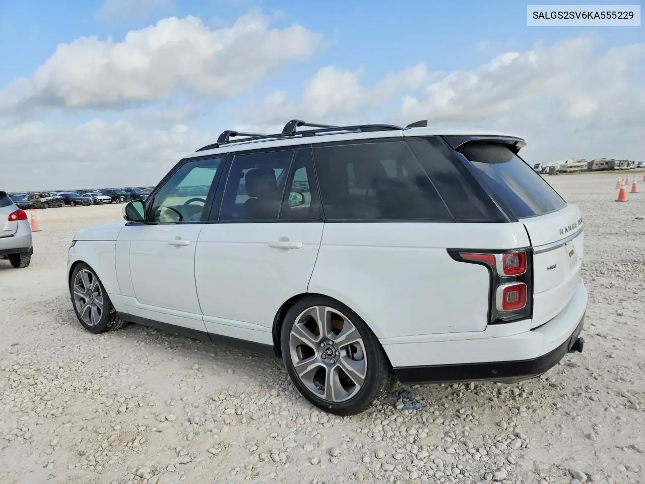 2019 Land Rover Range Rover Hse VIN: SALGS2SV6KA555229 Lot: 56195906