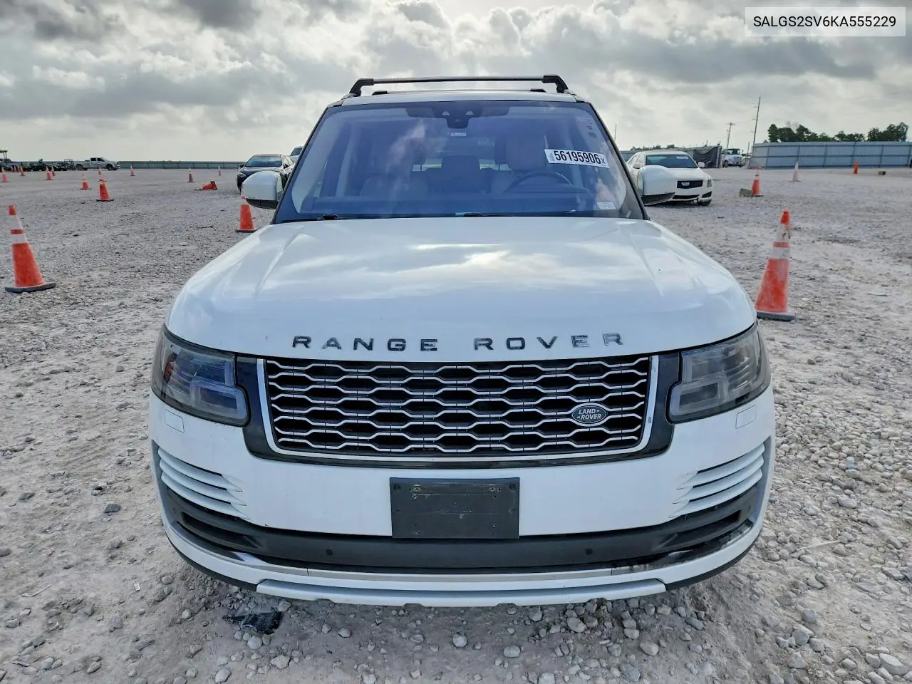 2019 Land Rover Range Rover Hse VIN: SALGS2SV6KA555229 Lot: 56195906