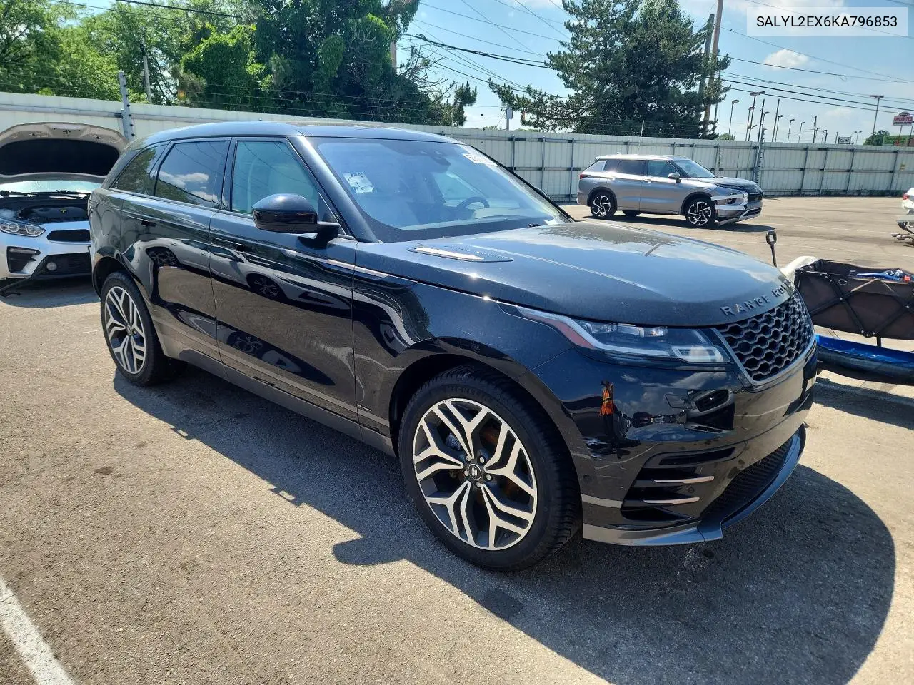 2019 Land Rover Range Rover Velar R-Dynamic Se VIN: SALYL2EX6KA796853 Lot: 56517696