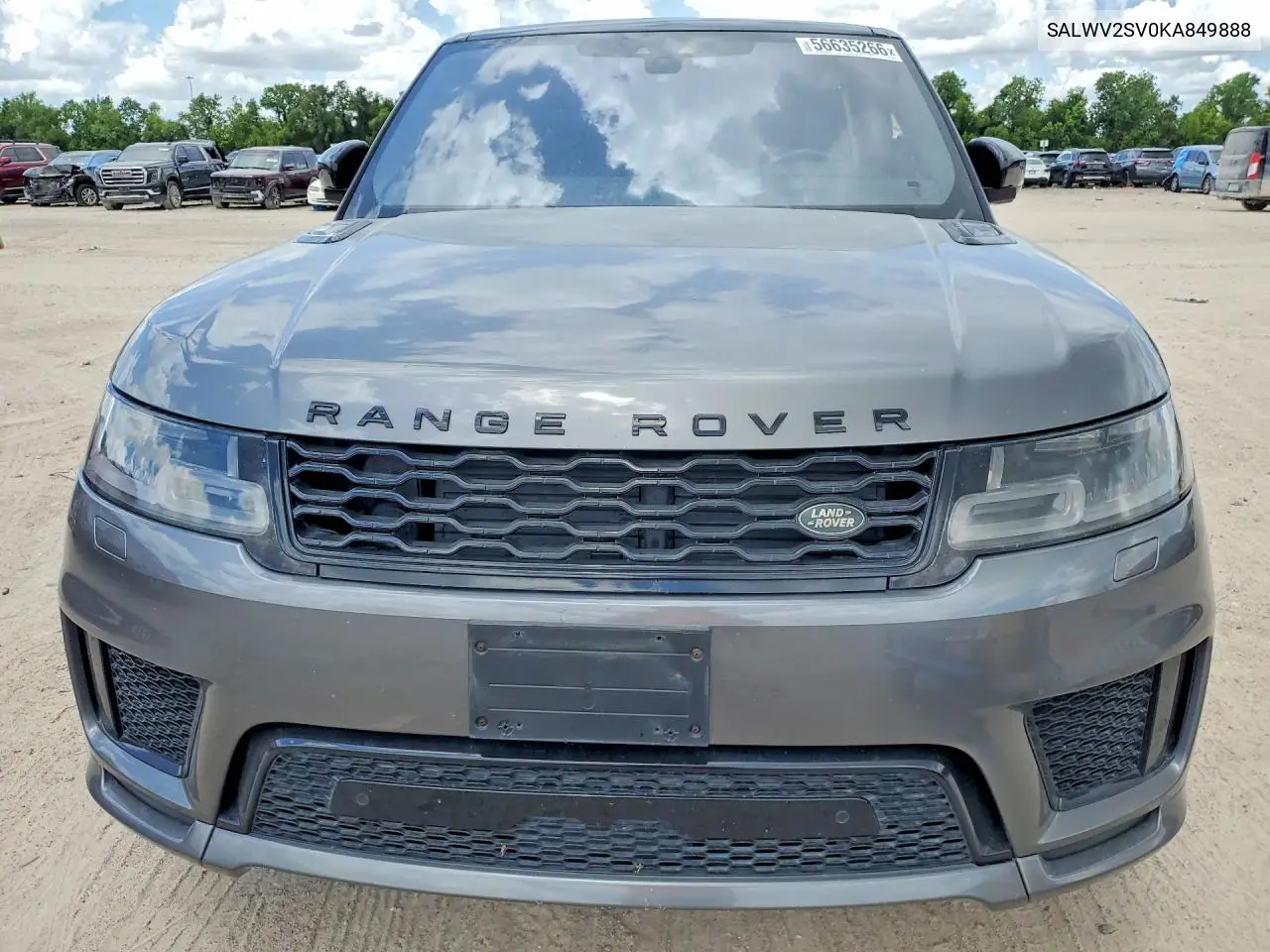 2019 Land Rover Range Rover Sport Hse Dynamic VIN: SALWV2SV0KA849888 Lot: 56635266