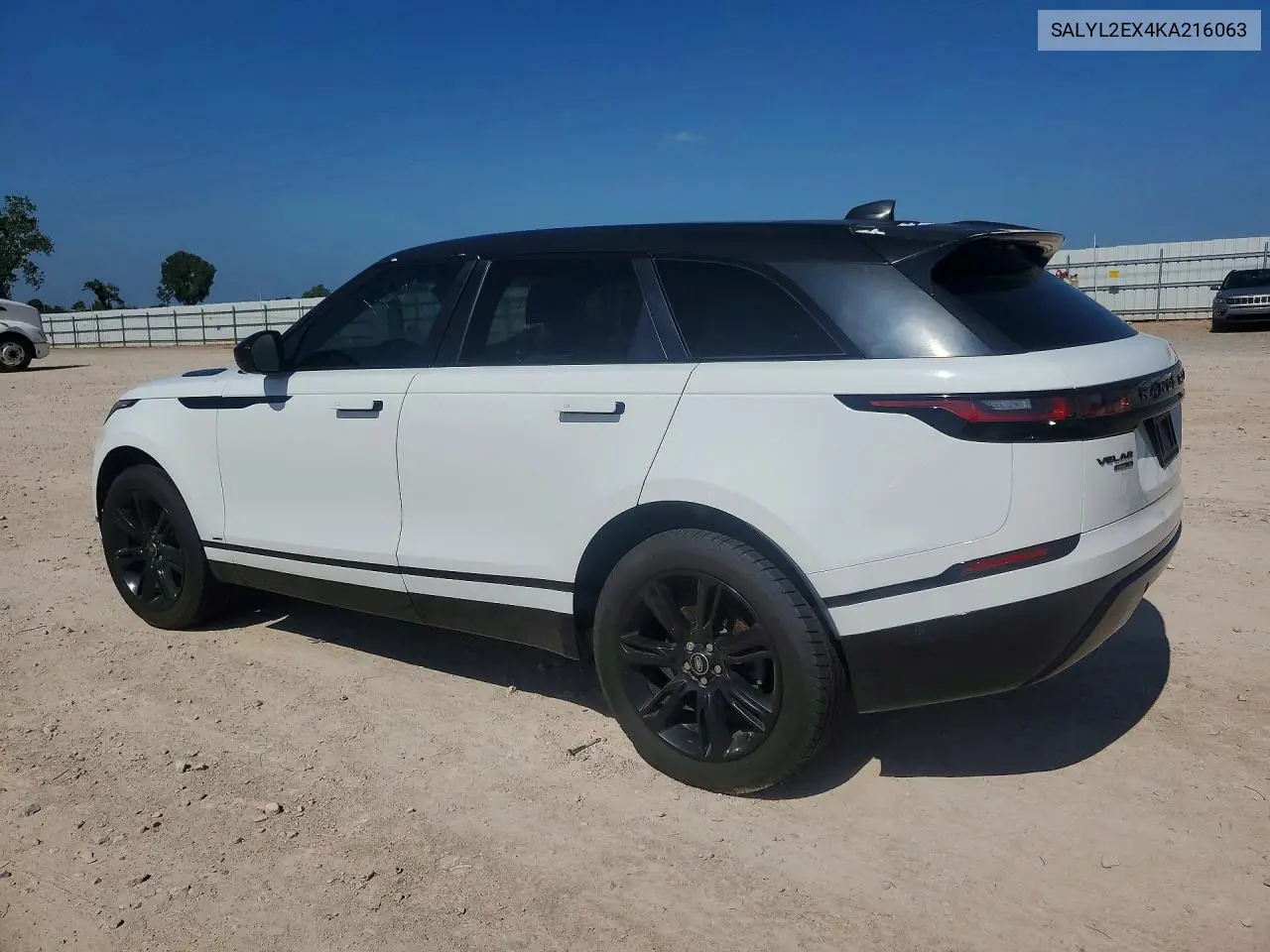 2019 Land Rover Range Rover Velar R-Dynamic Se VIN: SALYL2EX4KA216063 Lot: 56635726