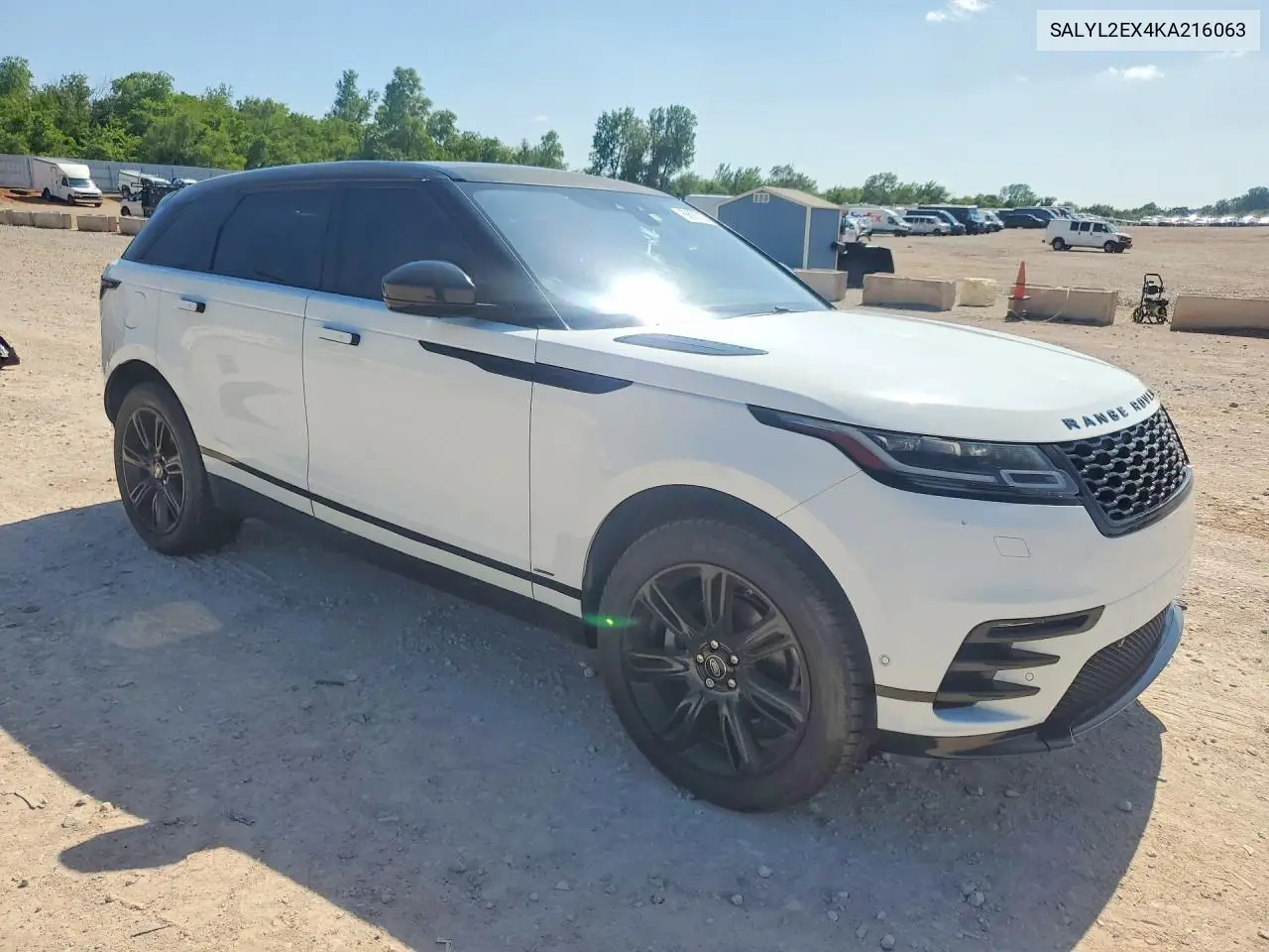2019 Land Rover Range Rover Velar R-Dynamic Se VIN: SALYL2EX4KA216063 Lot: 56635726