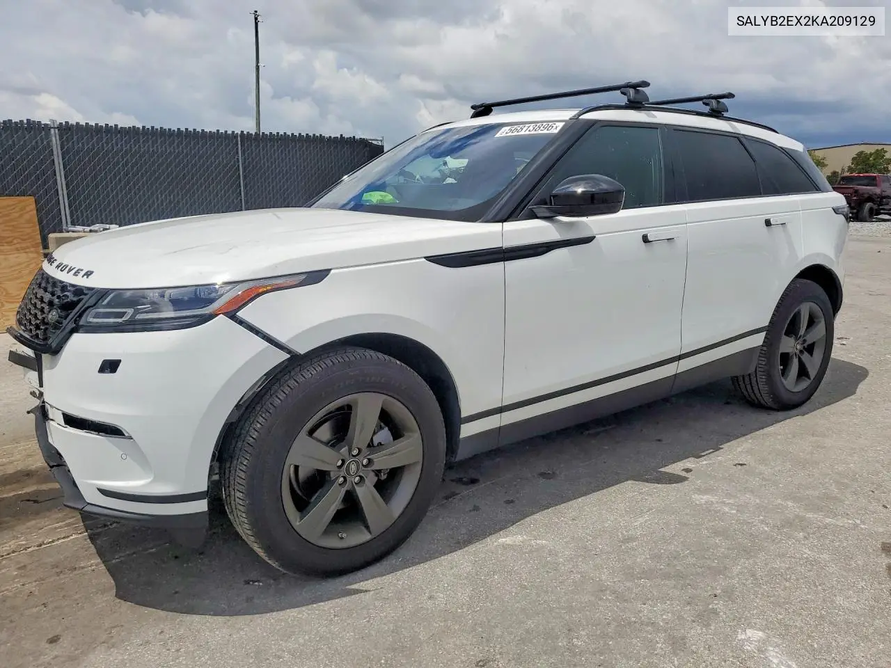 2019 Land Rover Range Rover Velar S VIN: SALYB2EX2KA209129 Lot: 56813896