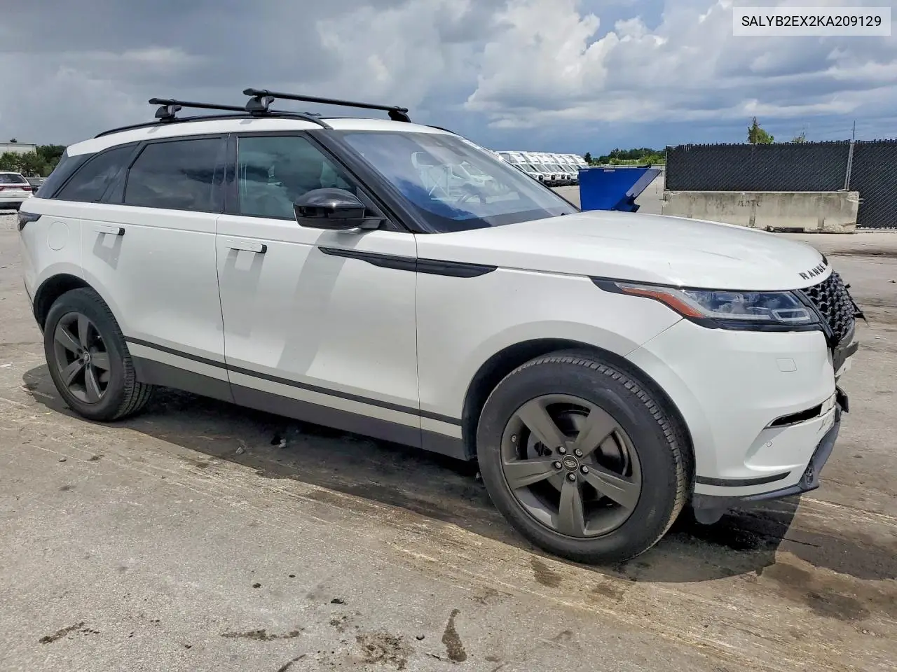 2019 Land Rover Range Rover Velar S VIN: SALYB2EX2KA209129 Lot: 56813896