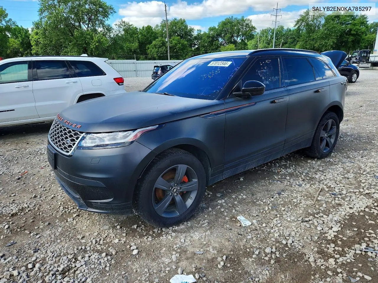 2019 Land Rover Range Rover Velar S VIN: SALYB2EN0KA785297 Lot: 57012346