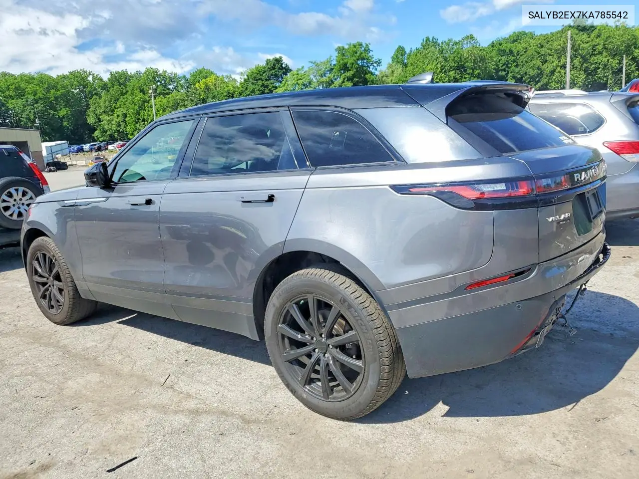 2019 Land Rover Range Rover Velar S VIN: SALYB2EX7KA785542 Lot: 57436946