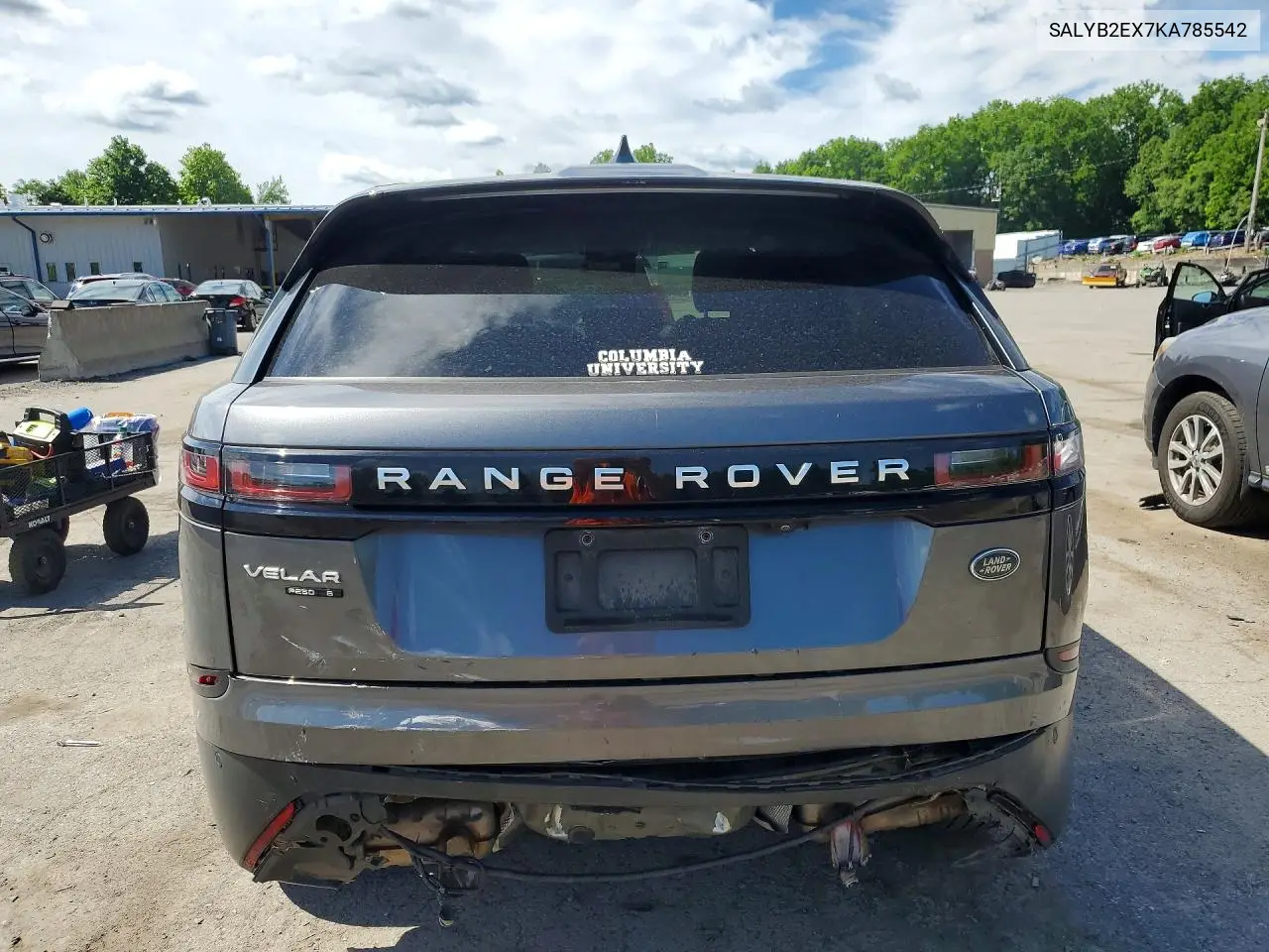 2019 Land Rover Range Rover Velar S VIN: SALYB2EX7KA785542 Lot: 57436946