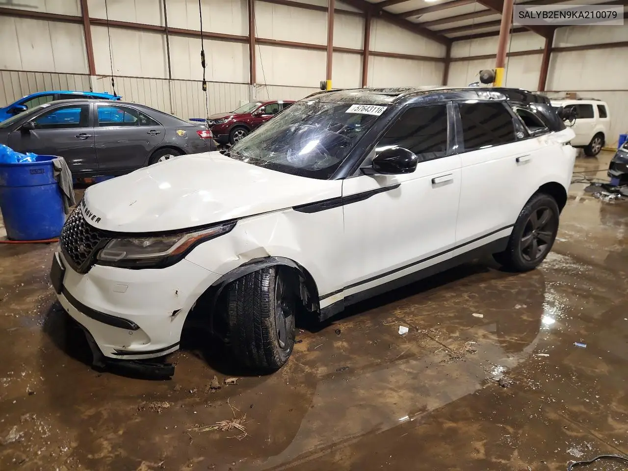 2019 Land Rover Range Rover Velar S VIN: SALYB2EN9KA210079 Lot: 57643116