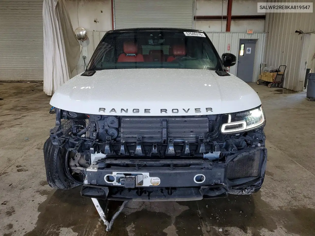 2019 Land Rover Range Rover Sport Supercharged Dynamic VIN: SALWR2RE8KA819547 Lot: 57646316