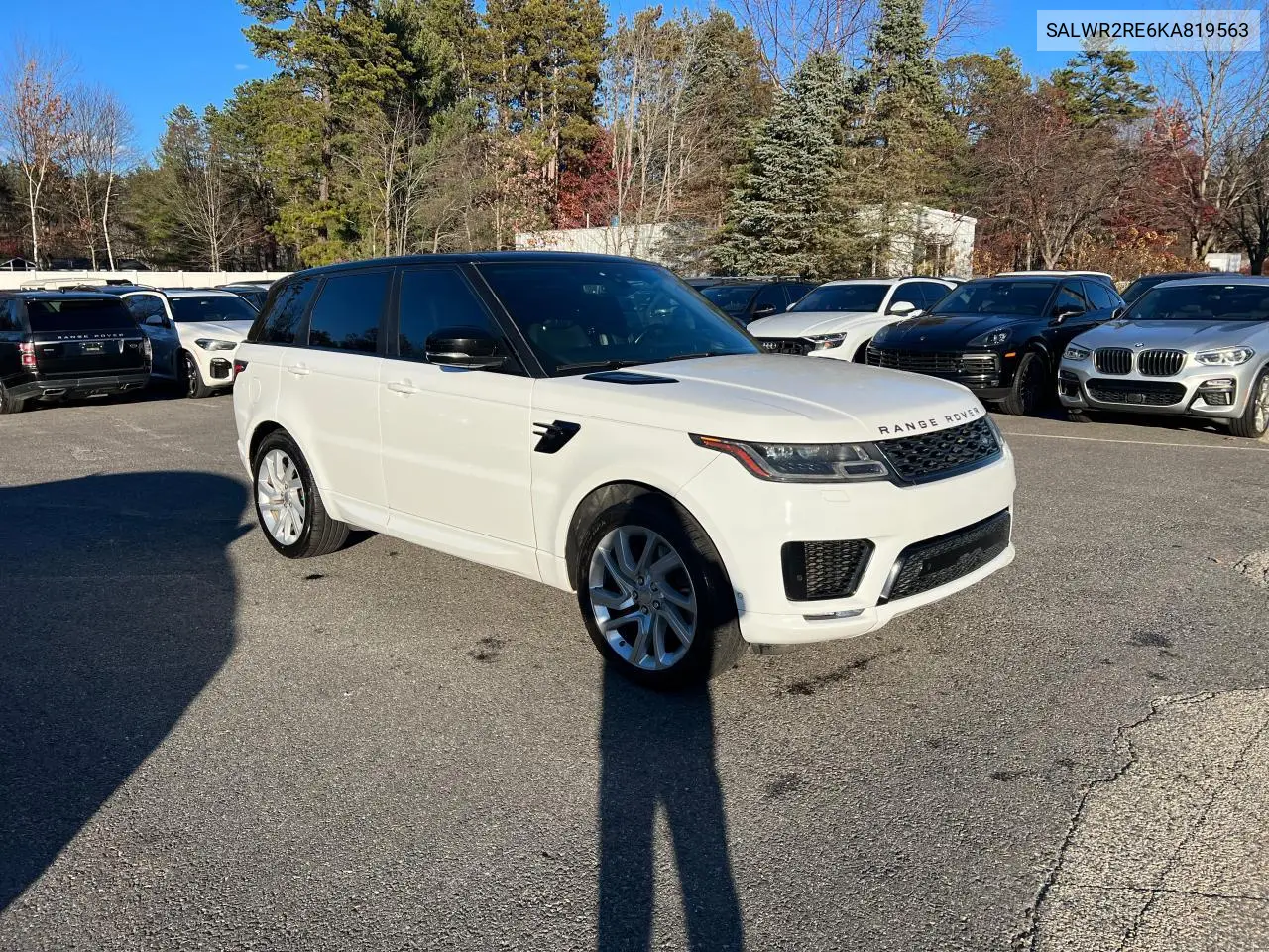 SALWR2RE6KA819563 2019 Land Rover Range Rover Sport Supercharged Dynamic