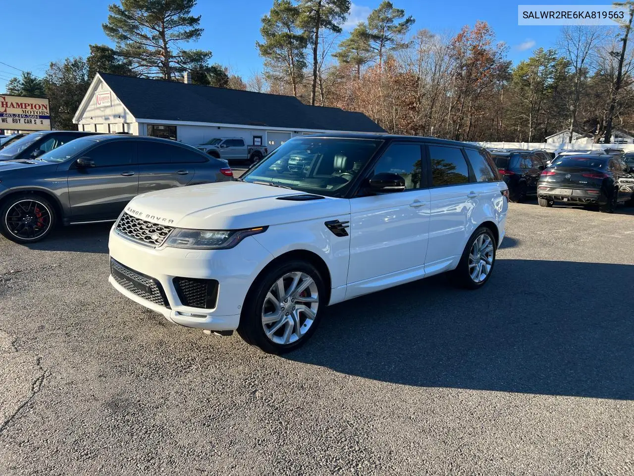 SALWR2RE6KA819563 2019 Land Rover Range Rover Sport Supercharged Dynamic