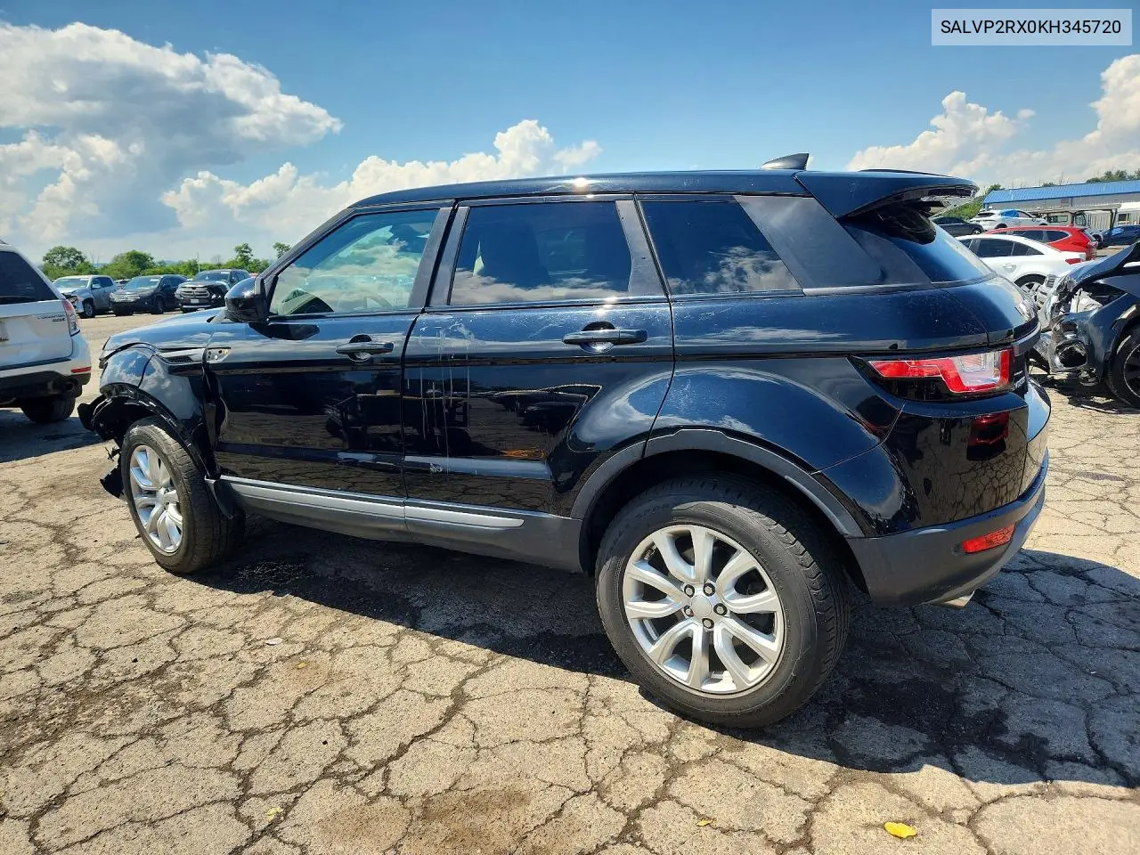 2019 Land Rover Range Rover Evoque Se VIN: SALVP2RX0KH345720 Lot: 57760946