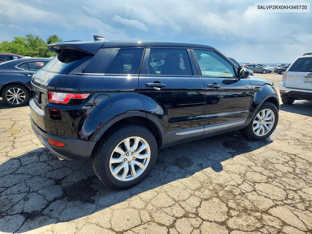 2019 Land Rover Range Rover Evoque Se VIN: SALVP2RX0KH345720 Lot: 57760946