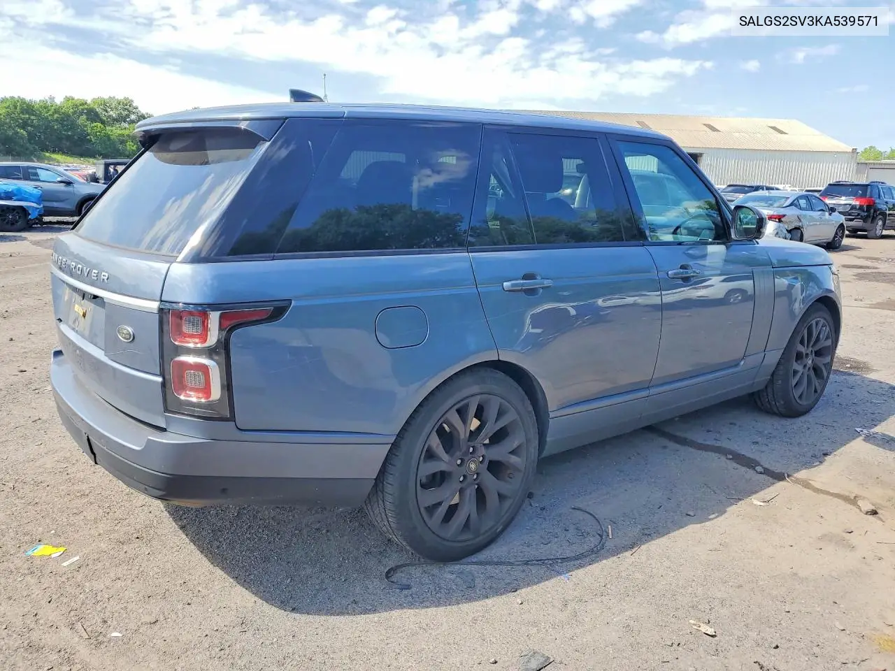 2019 Land Rover Range Rover Hse VIN: SALGS2SV3KA539571 Lot: 57935926