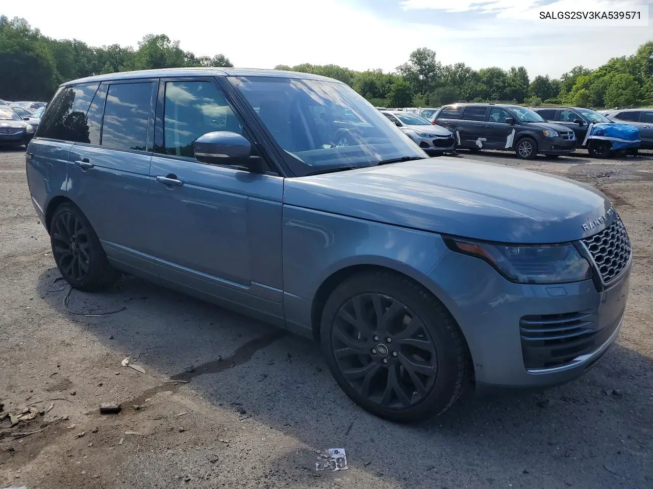 2019 Land Rover Range Rover Hse VIN: SALGS2SV3KA539571 Lot: 57935926