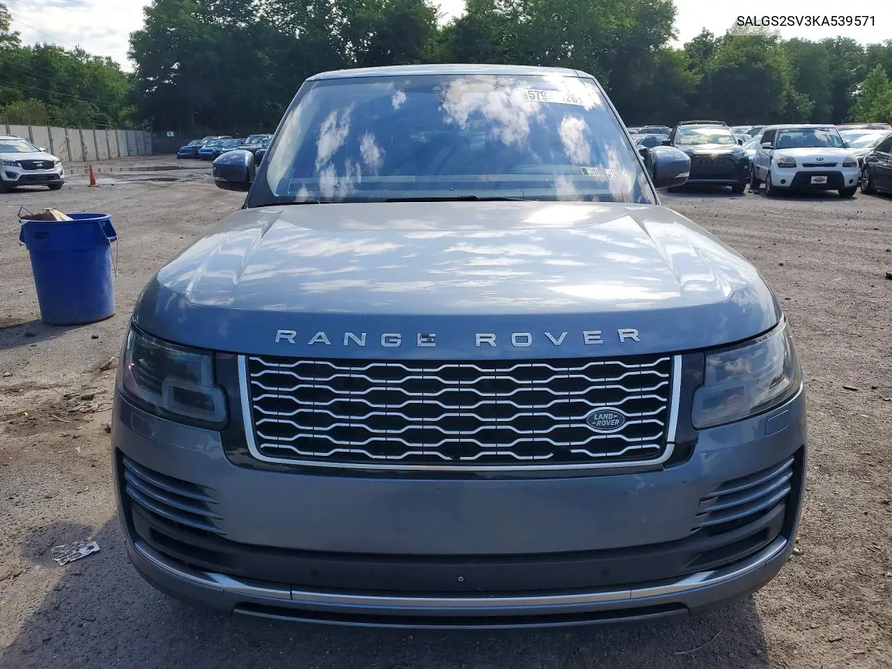 2019 Land Rover Range Rover Hse VIN: SALGS2SV3KA539571 Lot: 57935926
