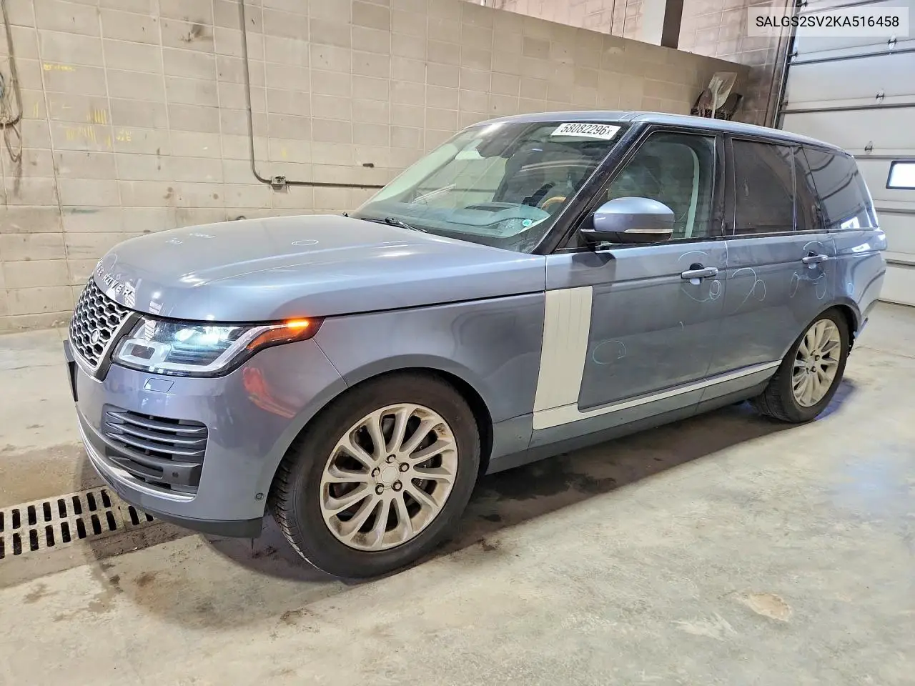 2019 Land Rover Range Rover Hse VIN: SALGS2SV2KA516458 Lot: 58082296