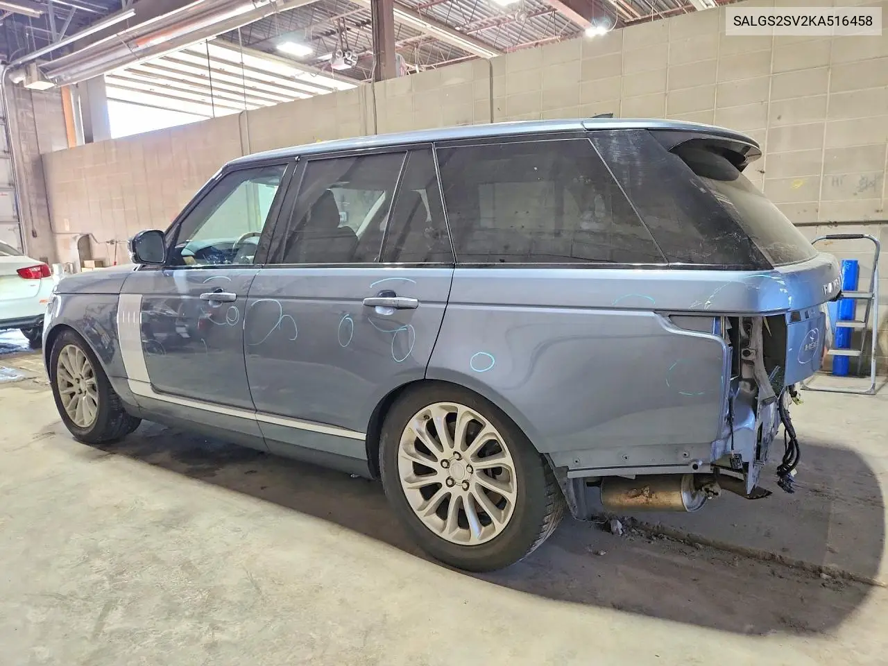 2019 Land Rover Range Rover Hse VIN: SALGS2SV2KA516458 Lot: 58082296
