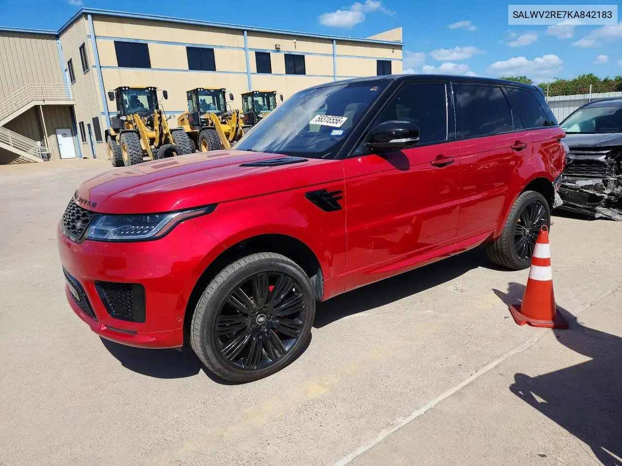 2019 Land Rover Range Rover Sport Supercharged Autobiography VIN: SALWV2RE7KA842183 Lot: 58316556