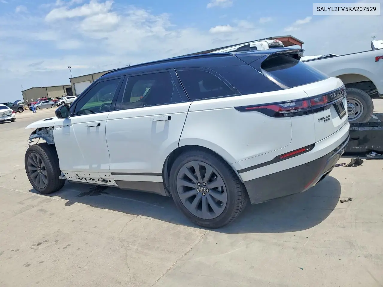 2019 Land Rover Range Rover Velar R-Dynamic Se VIN: SALYL2FV5KA207529 Lot: 58390906