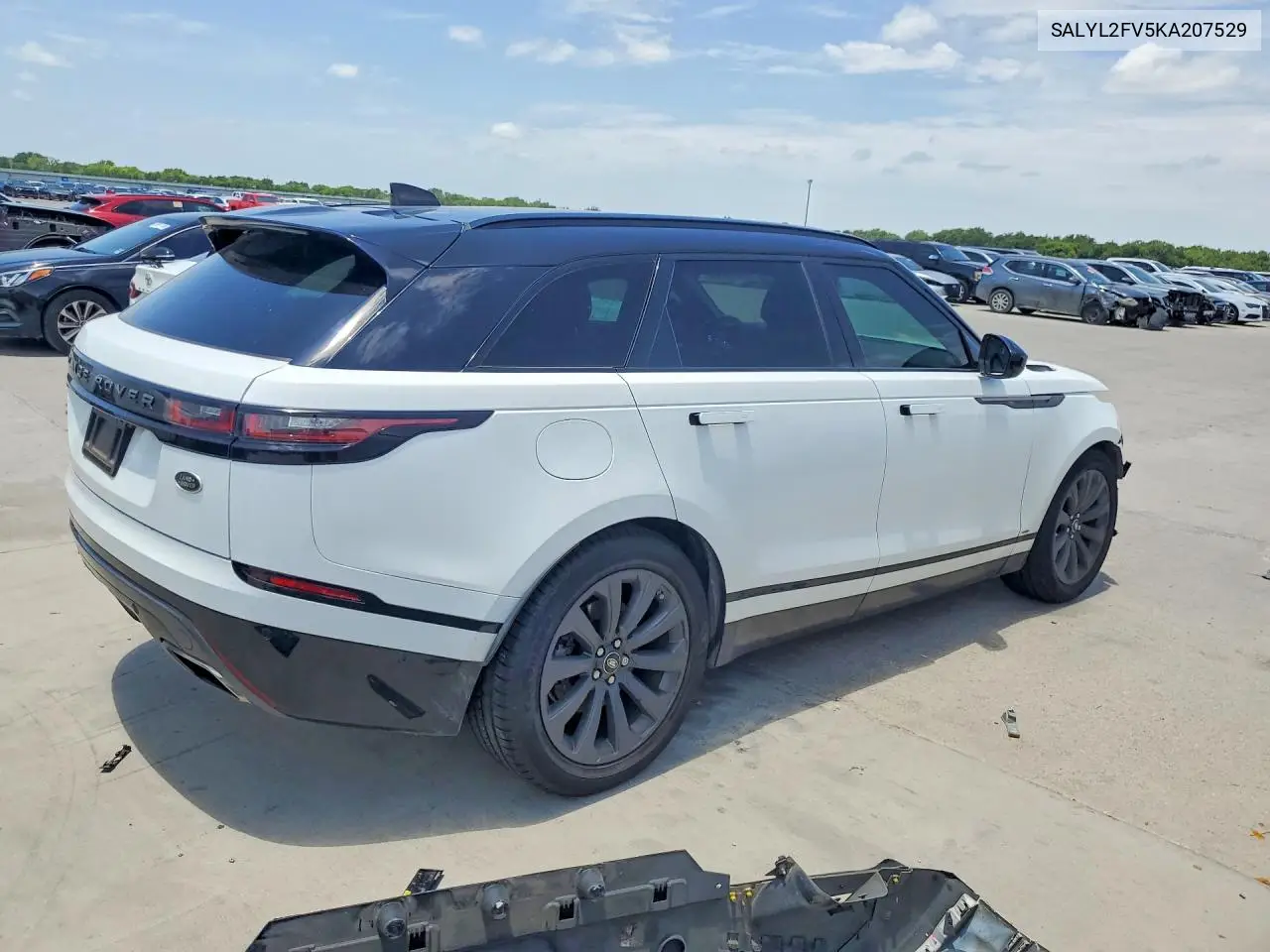 2019 Land Rover Range Rover Velar R-Dynamic Se VIN: SALYL2FV5KA207529 Lot: 58390906
